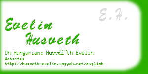 evelin husveth business card
